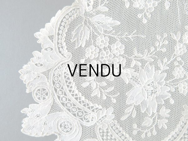 画像4: 19世紀末 アンティーク ニードルレース ポワンドガーズ 『ポワン・ド・ガーズ』 (4)