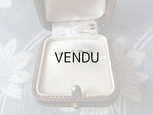 画像7: アンティーク ジュエリーボックス ボルドーブラウン (7)