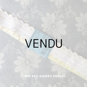 画像: 未使用 アンティーク ボンマルシェの台紙付き カットワークレース COMPTOIR DES BRODERIES - AU BON MARCHE -