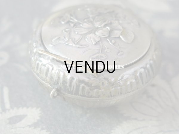 画像4: アンティーク パウダーケース 菫  (4)