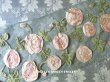 画像1: 19世紀末 アンティーク ドレス用 幅広 レース 薔薇のリボン刺繍  1.75m 幅17〜20cm (1)