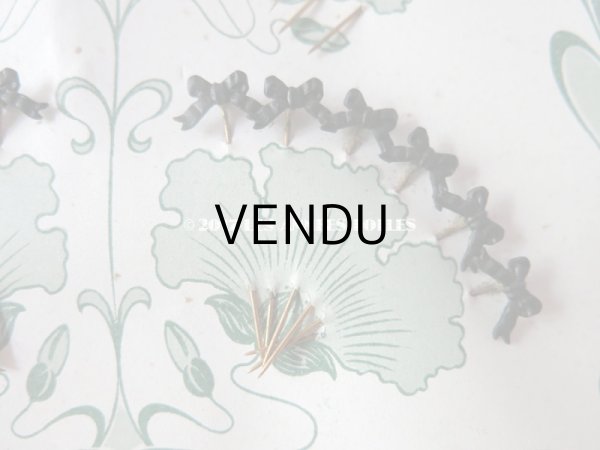 画像12: 1900年代 アンティーク エパングル 48ピース フレンチジェット＆クリスタル EPINGLES TOILETTE (12)