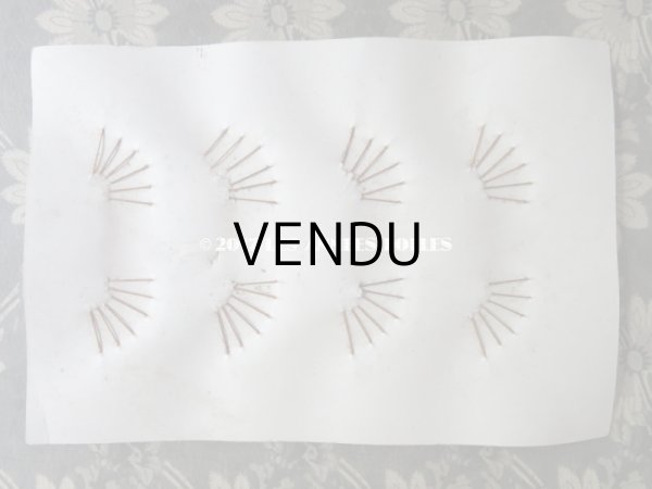 画像13: 1900年代 アンティーク エパングル 48ピース フレンチジェット＆クリスタル EPINGLES TOILETTE (13)