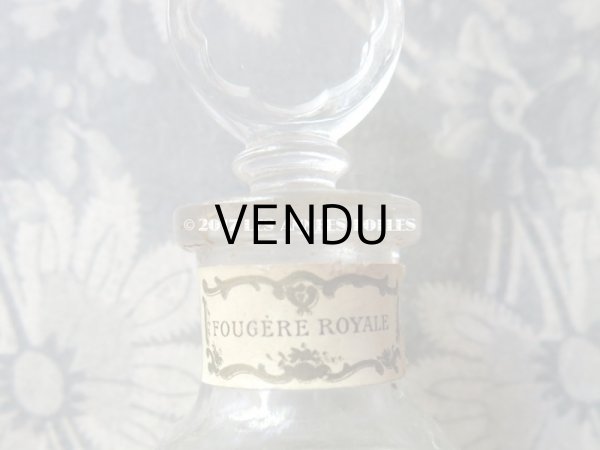 画像8: 1882年 アンティーク パフュームボトル 薔薇のガーランド FOUGERE ROYALE - HOUBIGANT PARIS - (8)