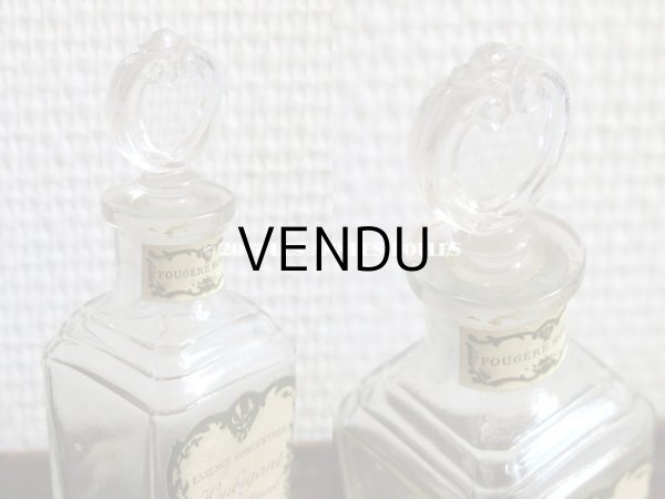 画像4: 1882年 アンティーク パフュームボトル 薔薇のガーランド FOUGERE ROYALE - HOUBIGANT PARIS - (4)