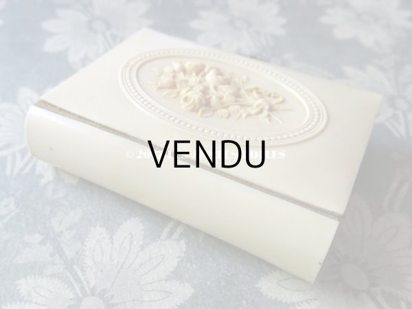 画像3: 1893年 アンティーク 薔薇のブーケ  ミサ典書 セルロイド製 (3)