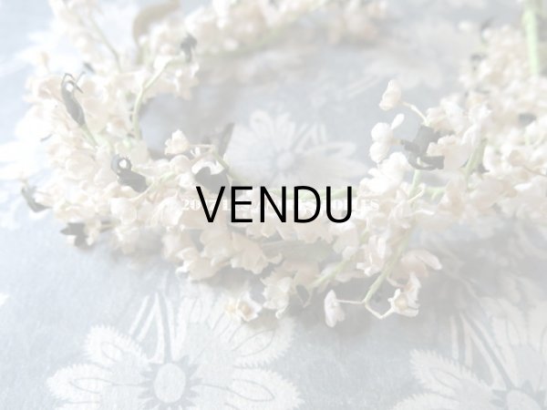 画像5: 1900年代 アンティーク 鈴蘭のヘッドリース ティアラ (5)