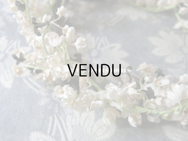 画像6: 1900年代 アンティーク 鈴蘭のヘッドリース ティアラ (6)