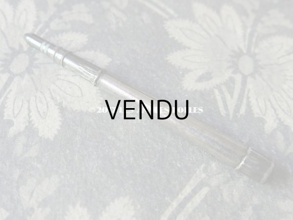 画像5: アンティーク 箱入り 帯用 シルバー製 クロシェ 編み針 ロカイユ装飾 (5)