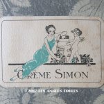 画像: 1920年 アンティーク パフュームカード - CREME SIMON PARIS -