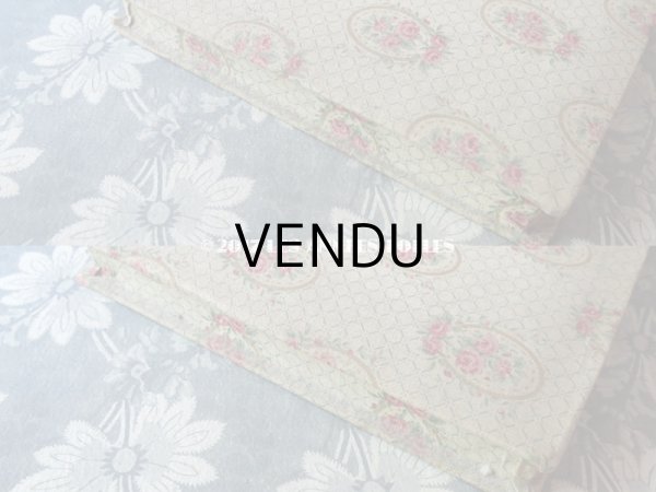 画像8: 1900年代 アンティーク 薔薇のメダイヨン　カルトナージュ ボックス  (8)