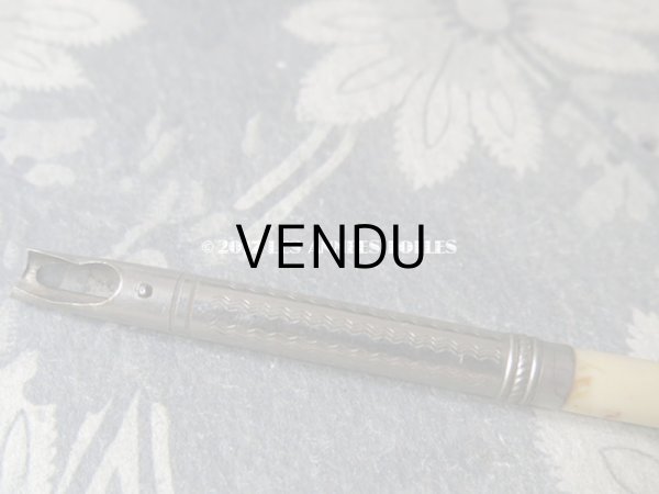 画像5: 1900年代 アンティーク ペン軸 ロカイユ装飾 (5)