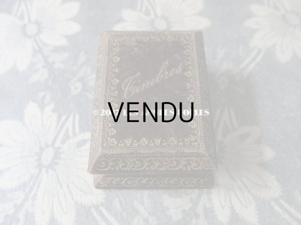 画像3: 1900年代 アンティーク スタンプケース 切手入れ TIMBRES (3)