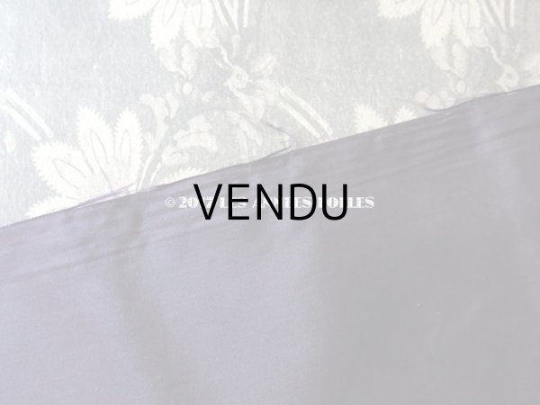 画像5: 1900年代 アンティーク シルク製 幅広 リボン 深紫 4m PON 553 N 100 PRUNE 489 (5)