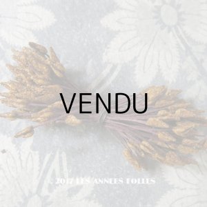 画像: 1900年代 アンティーク ペップ　秋色 コサージュ用 花芯 