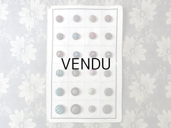 画像3: 19世紀 アンティーボタン見本 サンプラー  (3)