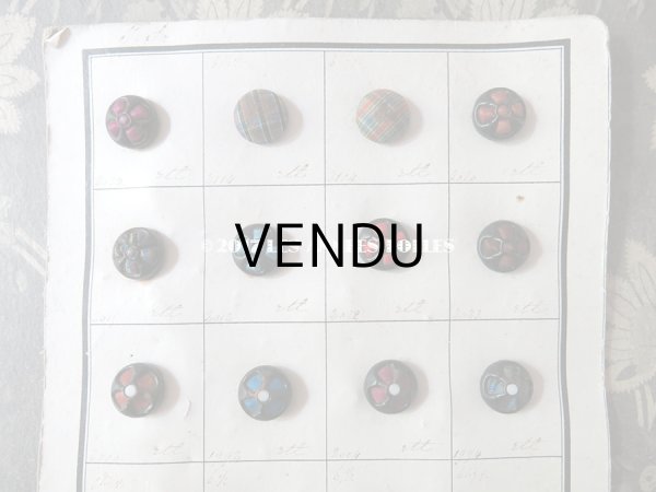 画像4: 19世紀 アンティーボタン見本 サンプラー  (4)