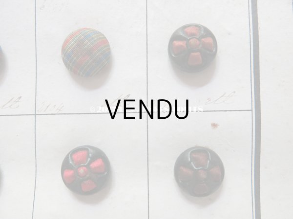 画像9: 19世紀 アンティーボタン見本 サンプラー  (9)