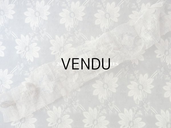 画像3: アンティーク ロココ調  薔薇のモチーフ スモーキーブルー (3)