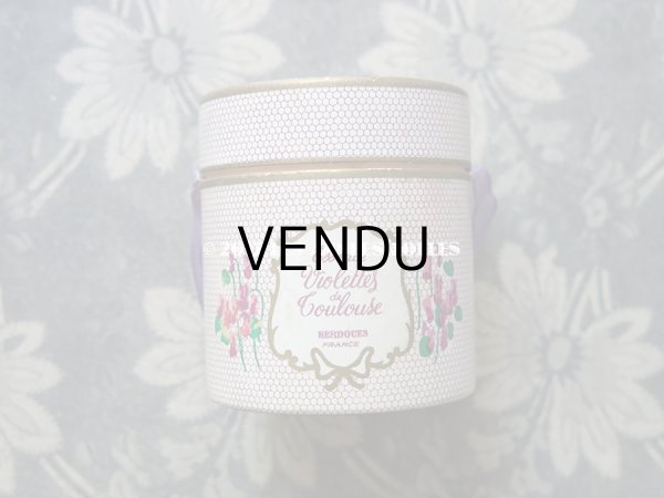 画像5: アンティーク 菫の小さなパフュームボックス＆ボトル ESSENCE VIOLETTE DE TOULOUSE - BERDOUES FRANCE - (5)