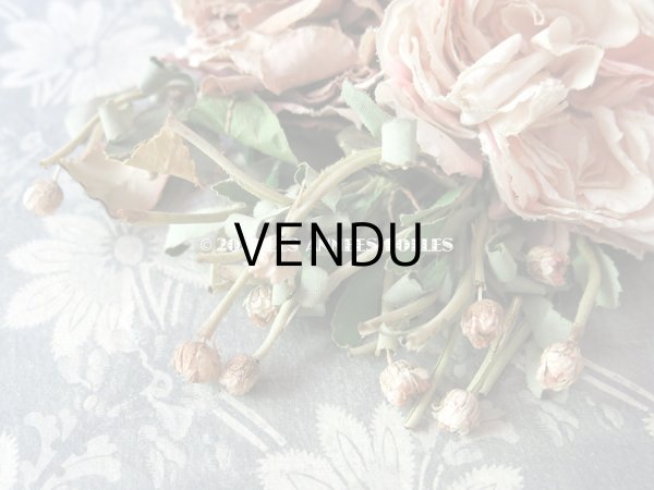 画像4: 1900年代 アンティーク  薔薇のコサージュ  (4)