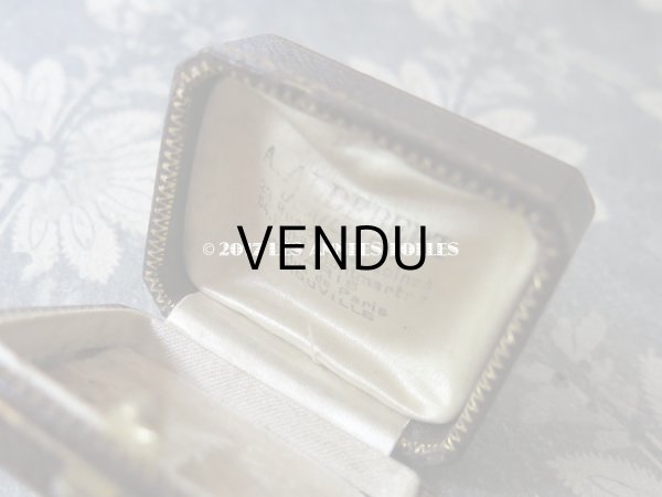 画像6: アンティーク 金彩入り ジュエリーボックス チョコレートブラウン (6)