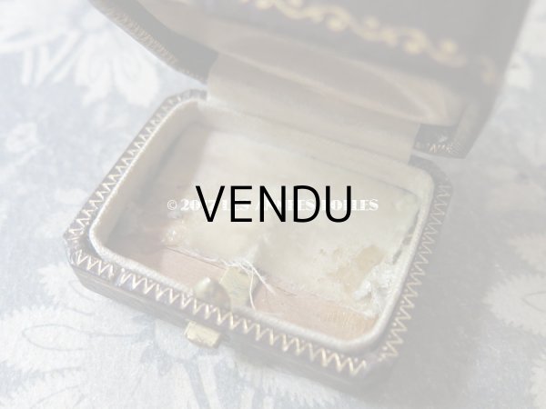 画像7: アンティーク 金彩入り ジュエリーボックス チョコレートブラウン (7)