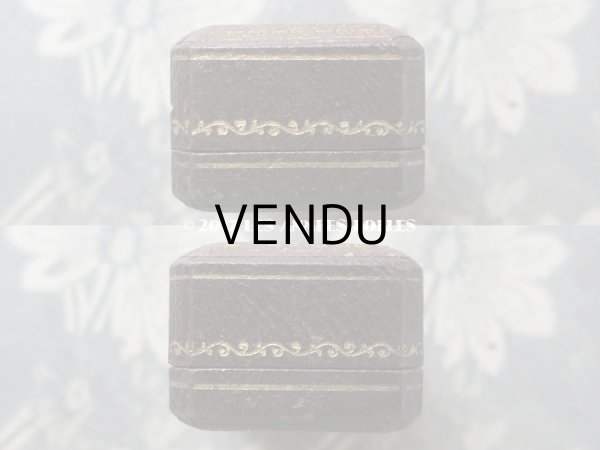 画像9: アンティーク 金彩入り ジュエリーボックス チョコレートブラウン (9)