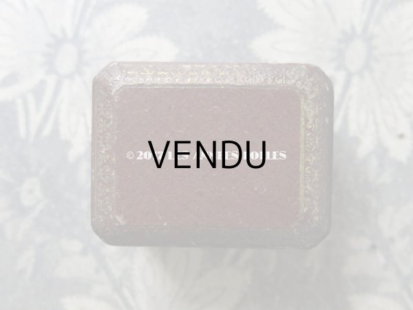 画像3: アンティーク 金彩入り ジュエリーボックス チョコレートブラウン (3)