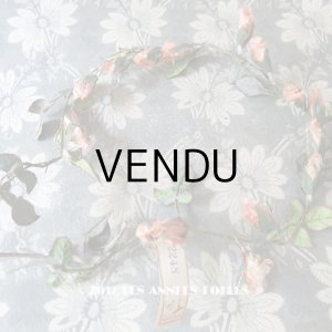 画像: 1900年代 アンティーク  薔薇のヘッドリース 