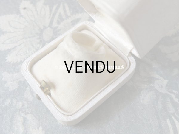 画像7: アンティーク 鈴蘭のジュエリーボックス オフホワイト (7)