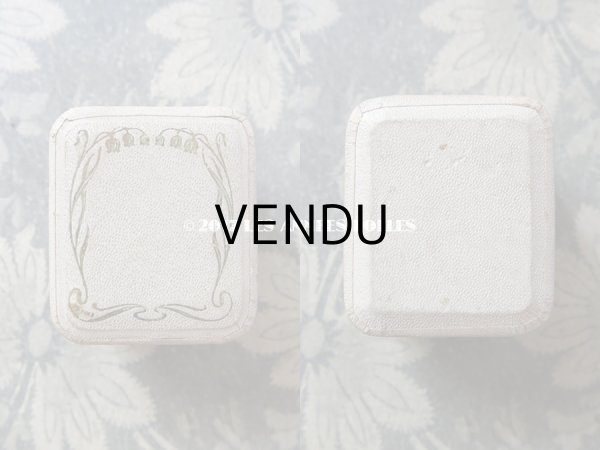 画像3: アンティーク 鈴蘭のジュエリーボックス オフホワイト (3)