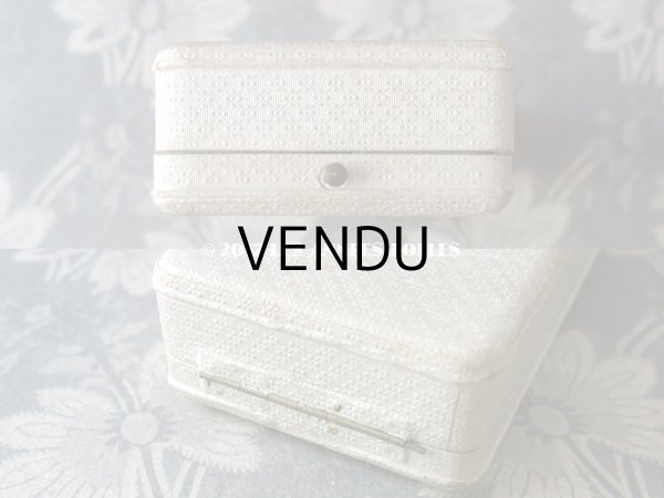 画像7: アンティーク ジュエリーボックス オフホワイト (7)