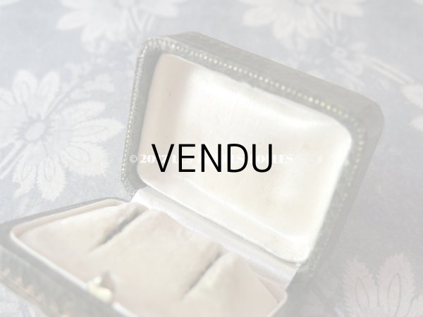 画像9: アンティーク ジュエリーボックス 金彩入り グリーン (9)