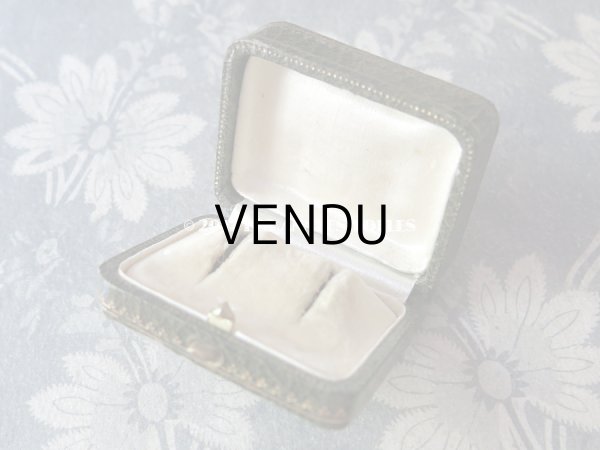 画像8: アンティーク ジュエリーボックス 金彩入り グリーン (8)