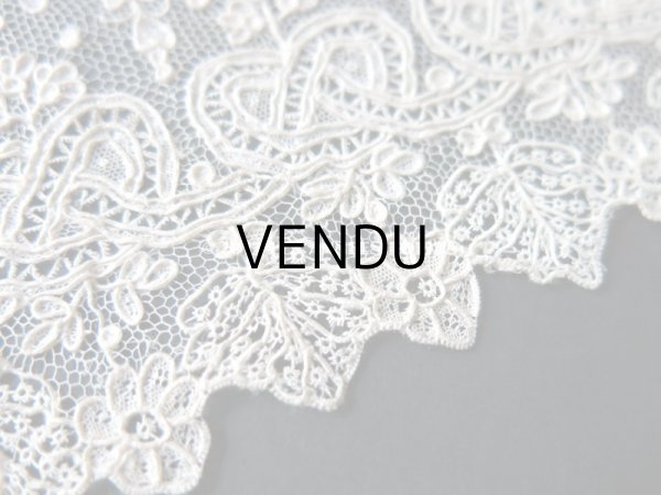 画像6: 19世紀 未使用 アンティーク ニードルレース アランソンレース 新品同様 『ポワン・ダランソン（アランソン）』  (6)