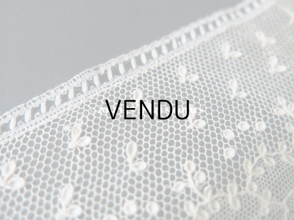 画像8: 18世紀 未使用 アンティーク ニードルレース アランソンレース 新品同様 『ポワン・ダランソン（アランソン）』  (8)