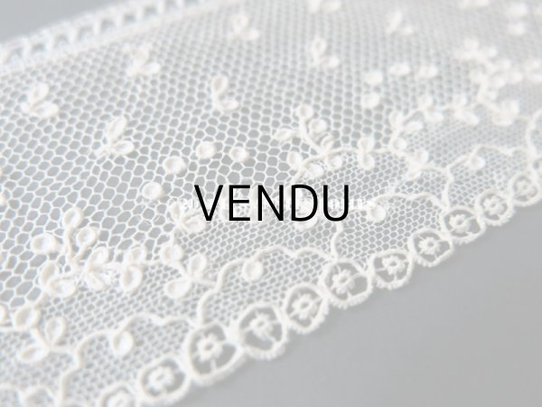 画像7: 18世紀 未使用 アンティーク ニードルレース アランソンレース 新品同様 『ポワン・ダランソン（アランソン）』  (7)