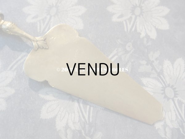 画像3: 1900年代 アンティーク シルバー製 ケーキサーバー リボンのガーランド  (3)