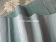 画像5: 19世紀末 アンティーク シルク製 幅広 ベルベットのリボン スモーキーブルー ダブルフェイス 1.4m　幅11cm (5)