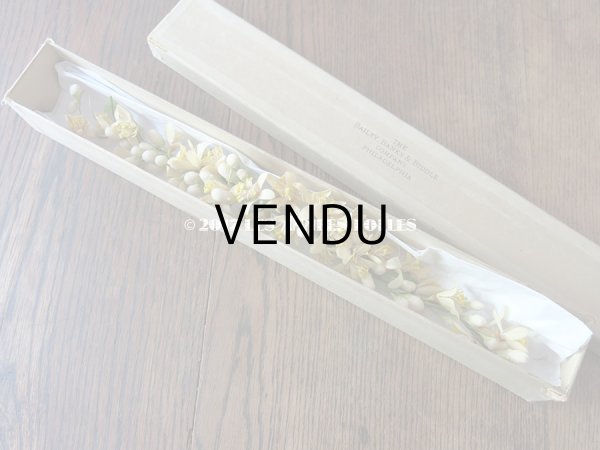 画像3: 1900年代 箱付き アンティーク ワックスフラワーのヘッドリース ウェディング 結婚式 ティアラ オレンジブロッサム (3)