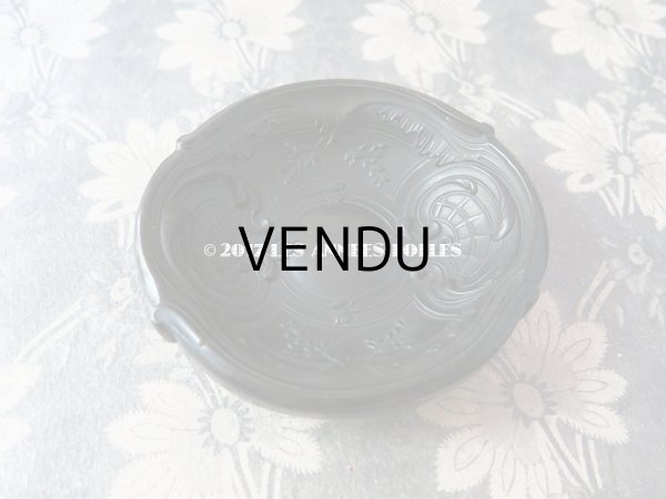 画像3: 19世紀 アンティーク ナポレオン3世  ロカイユ装飾の小さなトレイ　小物入れ (3)