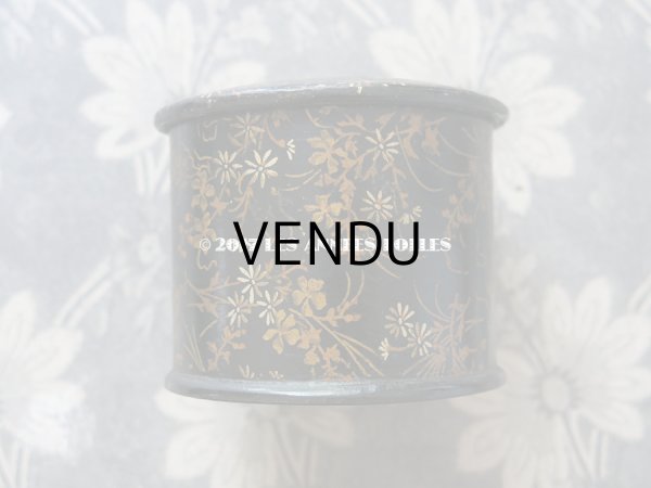 画像6: 19世紀 アンティーク ナポレオン3世 パピエマシェ 花模様 ジュエリーボックス 小物入れ (6)