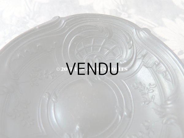 画像6: 19世紀 アンティーク ナポレオン3世  ロカイユ装飾の小さなトレイ　小物入れ (6)