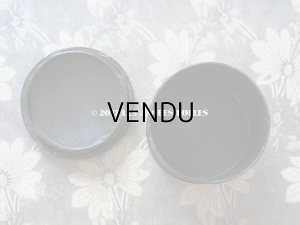 画像7: 19世紀 アンティーク ナポレオン3世 パピエマシェ 花模様 ジュエリーボックス 小物入れ (7)