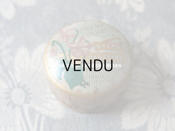 画像4: 1900年代 アンティーク 菫のワセリン缶 PARMA VIOLETTA - VIBERT FRERES - (4)
