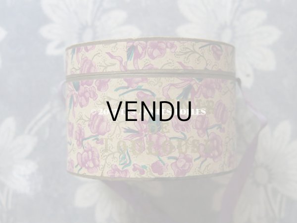 画像4: アンティーク 菫の砂糖菓子の紙箱 SOUVENIR DE TOULOUSE (4)