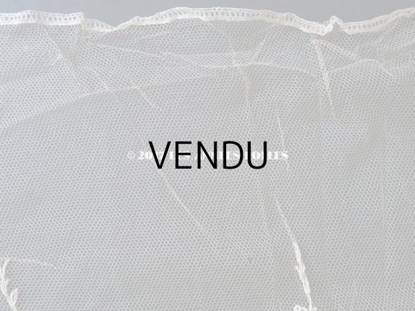 画像10: 1900年代 アンティーク シルク製 レース 花とリーフのガーランド　1m (10)