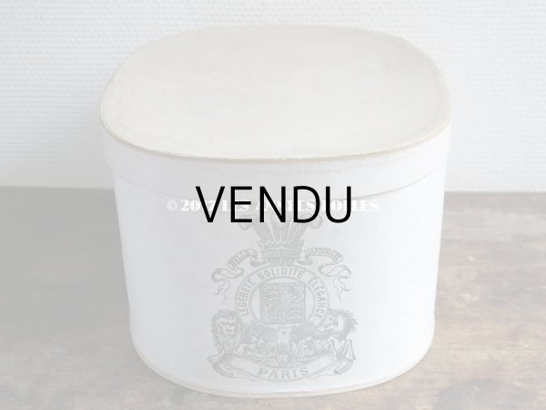 画像3: 19世紀末 アンティーク　ハットボックス　- A LA BELLE JARDINIERE - (3)