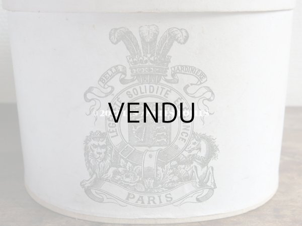 画像4: 19世紀末 アンティーク　ハットボックス　- A LA BELLE JARDINIERE - (4)